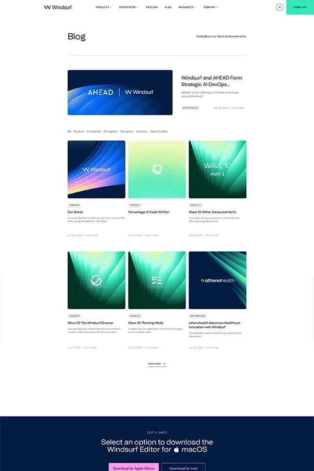 WIndsuft website